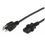 Microconnect PE110418 maitinimo laidas, juodas, 1,8 m, B tipo kištukas – C13 jungtis