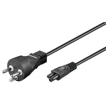 Microconnect PE120805 maitinimo laidas, juodas, 0,5 m, kištukas K tipas, C5 jungtis