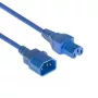 MicroConnect PE1415B18 maitinimo laidas mėlynas 1,8 m C14 kištukas C15 lizdas