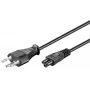 Microconnect PE160850 maitinimo laidas 5 m, juodas, C5 jungtimi