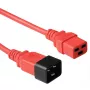 MicroConnect PE2019R09 maitinimo laidas raudonas 0,9 m C20 kištukas – C19 lizdas
