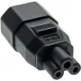 Microconnect PEA0408 lyties keitiklis C14 į C5 juodas
