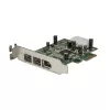 StarTech.com 3 prievadų 2b 1a žemo profilio 1394 PCI Express FireWire kortos adapteris