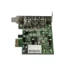 StarTech.com 3 prievadų 2b 1a žemo profilio 1394 PCI Express FireWire kortos adapteris