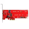 StarTech.com 2x M.2 SATA SSD valdiklio plokštė - PCIe