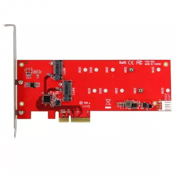 StarTech.com 2x M.2 SATA SSD valdiklio plokštė - PCIe