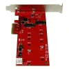StarTech.com 2x M.2 SATA SSD valdiklio plokštė - PCIe