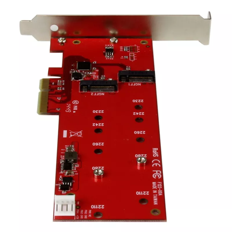 StarTech.com 2x M.2 SATA SSD valdiklio plokštė - PCIe