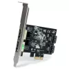 StarTech.com 2 prievadų PCI Express SATA 6 Gbps eSATA valdiklio kortelė – dviejų prievadų PCIe SATA III kortelė – 2 vidiniai / 2 išoriniai