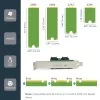 StarTech.com 3 prievadų M.2 SSD (NGFF) adapterio kortelė - 1 x PCIe (NVMe) M.2, 2 x SATA III M.2 - PCIe 3.0