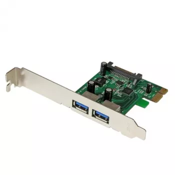 StarTech.com 2 prievadų PCI Express (PCIe) SuperSpeed USB 3.0 plokštė su UASP ir SATA maitinimu