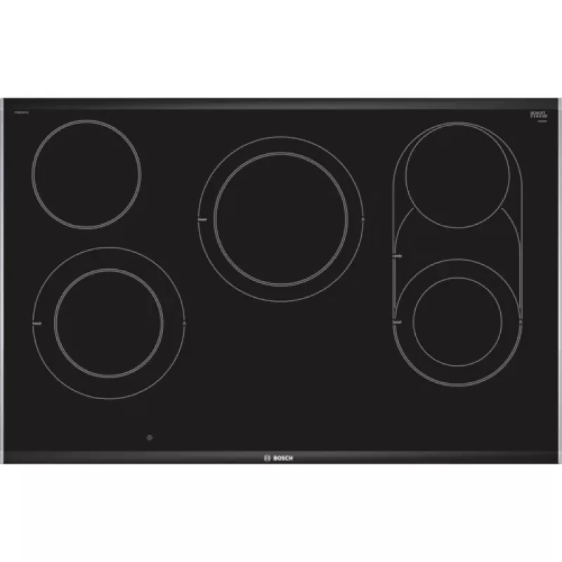 Bosch Serie 8 PKM875DP1D kaitlentė, juoda, nerūdijantis plienas, įmontuojama, keraminė, 5 zonų