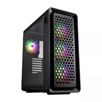 Korpusas FSP CUT593P Full Tower, juodas, ARGB