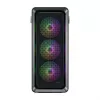 Korpusas FSP CUT593P Full Tower, juodas, ARGB