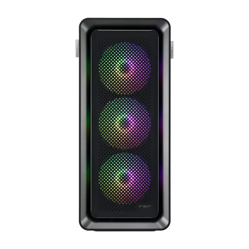 Korpusas FSP CUT593P Full Tower, juodas, ARGB
