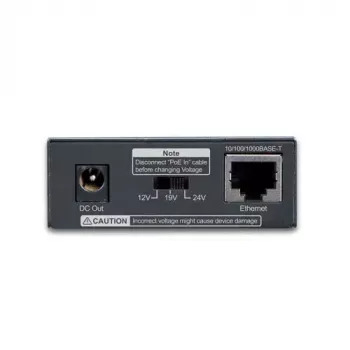 PLANET POE-172S Juodas – tinklo srovės daliklis (PoE splitter)