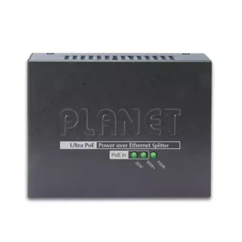 PLANET POE-172S Juodas – tinklo srovės daliklis (PoE splitter)