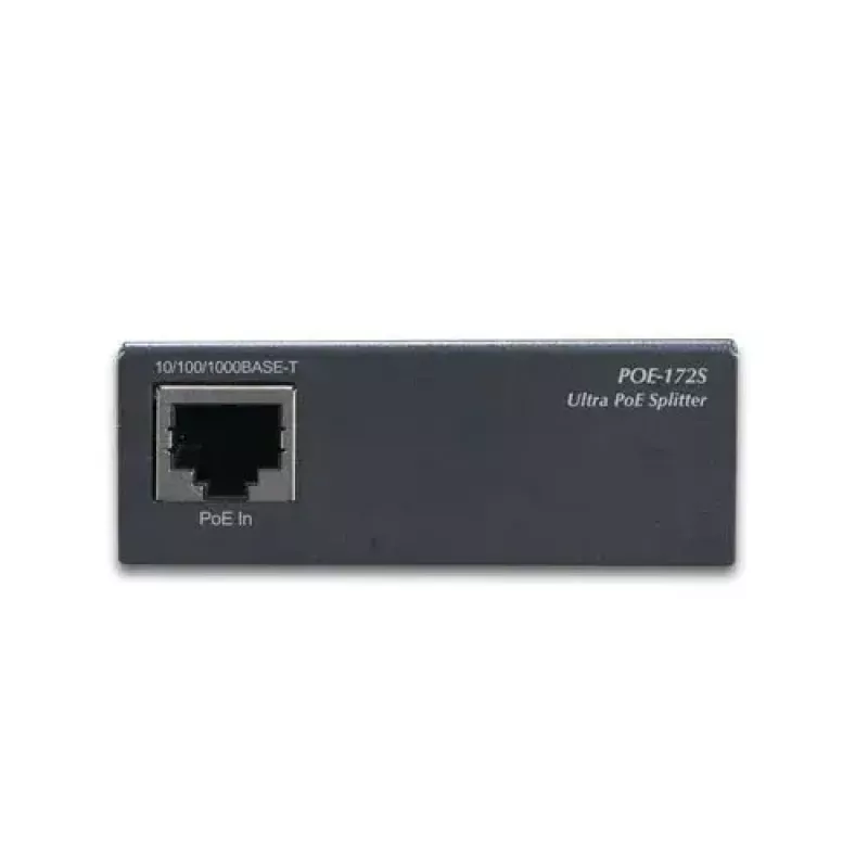 PLANET POE-172S Juodas – tinklo srovės daliklis (PoE splitter)