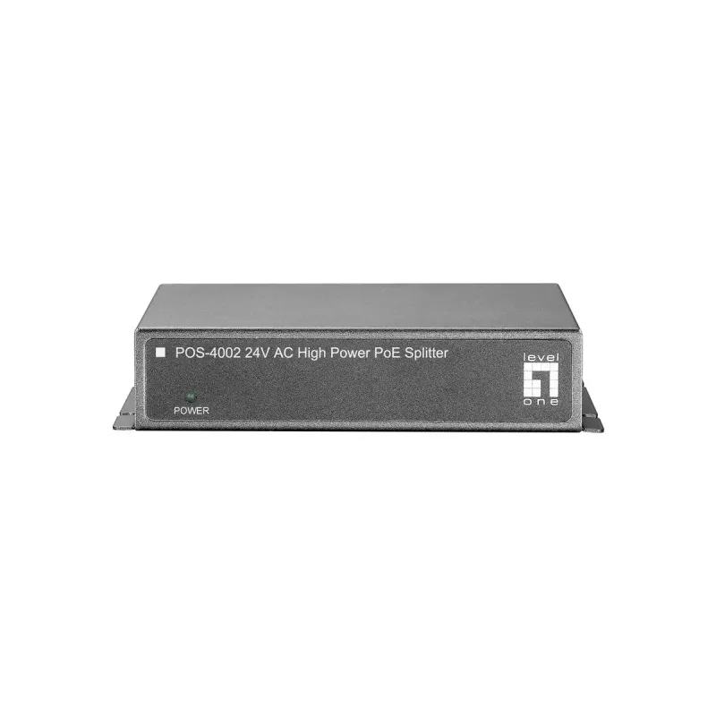 LevelOne Fast Ethernet aukštos galios PoE skirstytuvas, 24V AC išėjimas