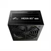 FSP HEXA 85+ PRO 350W maitinimo blokas ATX ATX2.5 juodas, 350 W, 100-240 V, 50-60 Hz, 5-2 A, aktyvus, 85 W