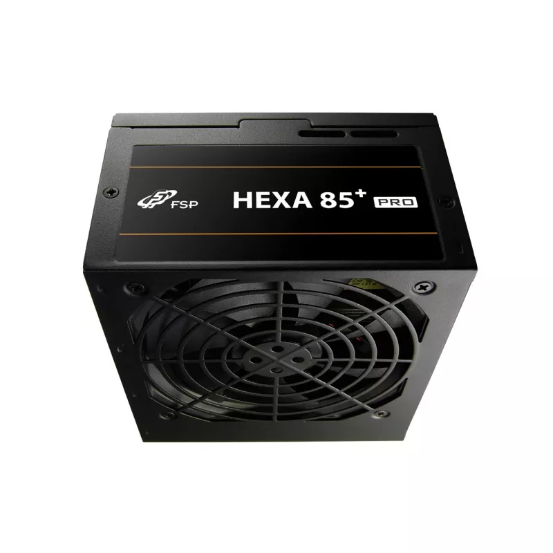 FSP HEXA 85+ PRO 350W maitinimo blokas ATX ATX2.5 juodas, 350 W, 100-240 V, 50-60 Hz, 5-2 A, aktyvus, 85 W