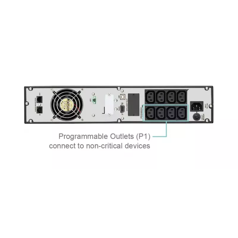 FSP/Fortron Clippers RT 3k nepertraukiamo maitinimo šaltinis (UPS) Dvigubas keitimas (Online) 3000 VA 3000 W
