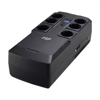 FSP NanoFit 600 nepertraukiamo maitinimo šaltinis (UPS) 0.6 kVA / 360 W, 6 lizdų