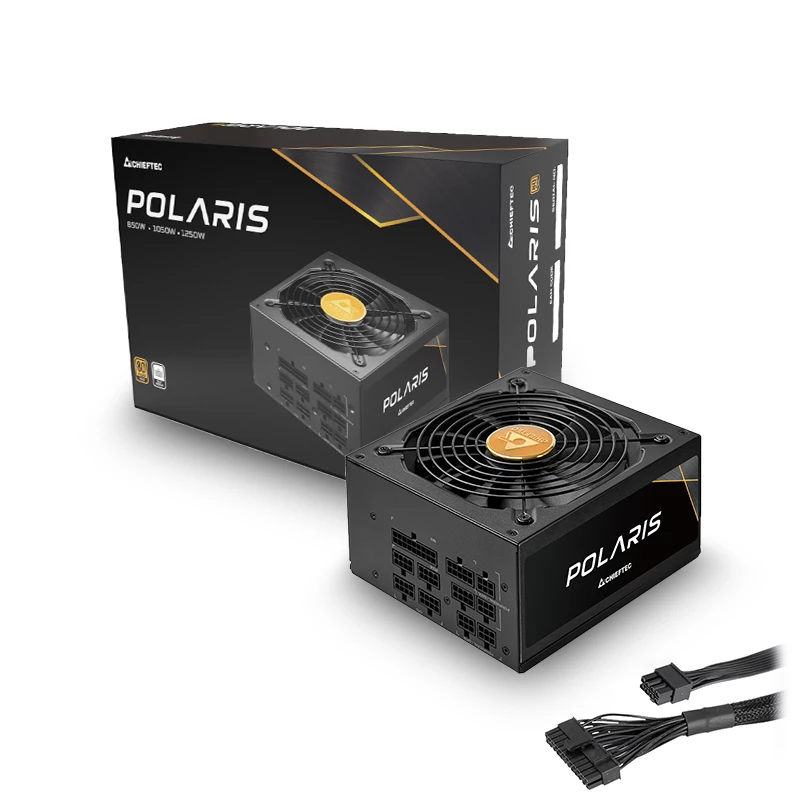 Maitinimo blokas Chieftec Polaris PPS-1050FC 1050 W 20+4 pin ATX ATX juodas