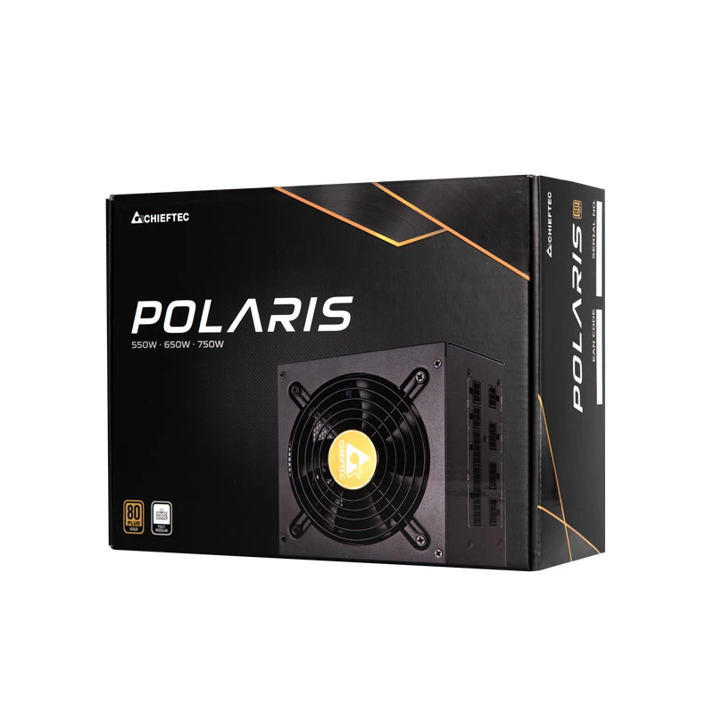 Maitinimo blokas Chieftec Polaris 550 W 20+4 pin ATX PS/2 Juodas
