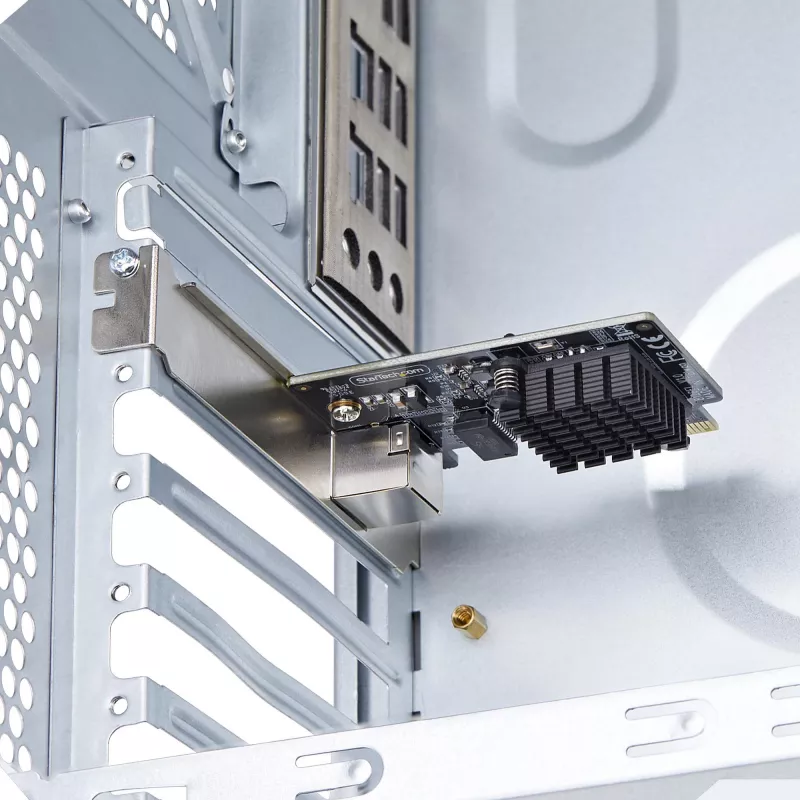 StarTech.com 1 prievado 5G Gigabit PCIe tinklo adapterio kortelė, 5G/2.5G/1G/100M/10M PCI Express LAN kortelė, Realtek RTL8126, Windows ir Linux, TAA atitikimas