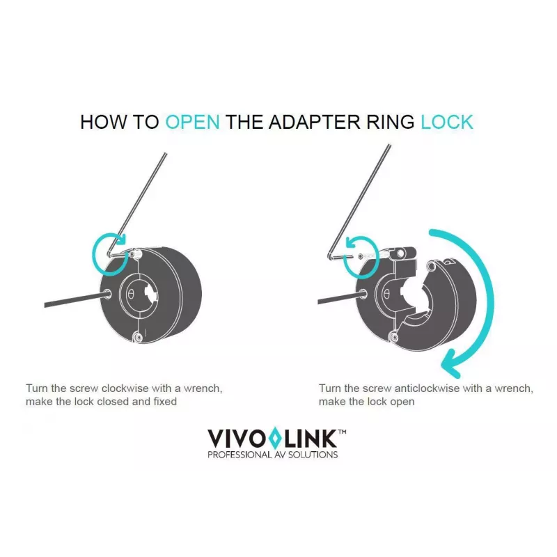 Vivolink PROADRING13S HDMI adapterio žiedas iš aliuminio