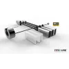 Vivolink PROADRING7S vaizdo adapterio žiedas DisplayPort + Mini DisplayPort + USB Type-C į 3 x HDMI