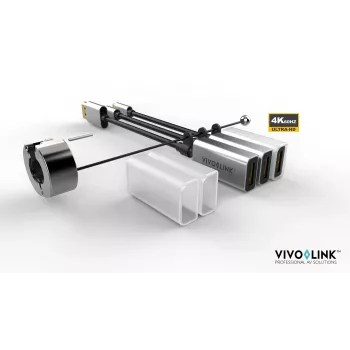 Vivolink PROADRING7S vaizdo adapterio žiedas DisplayPort + Mini DisplayPort + USB Type-C į 3 x HDMI