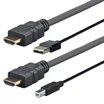 Vivolink PRO HDMI su USB 2.0 A/B (AMP) laidas 3m 4K juodas