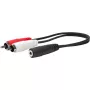 Vivolink PROMJFRCAM0.2 garso kabelis 0,2 m 3,5 mm 2 x RCA juodas