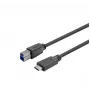 Vivolink PROUSBCBMM7.5 USB laidas USB 3.2 Gen 1 (3.1 Gen 1) 7,5 m USB C – USB B juodas