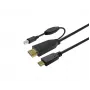 Vivolink PROUSBCHDMIUSBB7.5 USB laidas USB 3.2 Gen 1 (3.1 Gen 1) 7,5 m USB C juodas