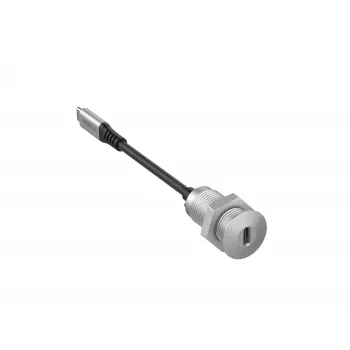 Vivolink PROUSBCMF0.3SOCKET USB laidas USB 3.2 Gen 2 (3.1 Gen 2) 0,3 m USB-C pilka