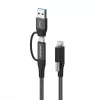Vivolink PROUSBCMM1.5ADP USB-C laidas USB 3.2 Gen 2 1,5 m juodas