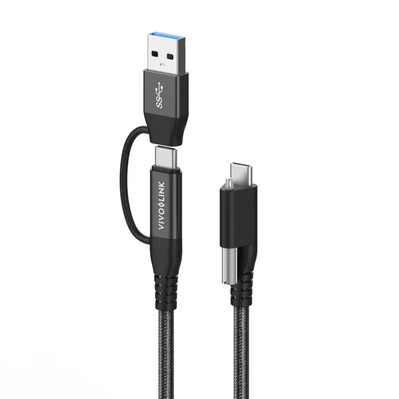 Vivolink PROUSBCMM1.5ADP USB-C laidas USB 3.2 Gen 2 1,5 m juodas