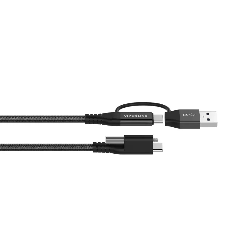 Vivolink PROUSBCMM1.5ADP USB-C laidas USB 3.2 Gen 2 1,5 m juodas