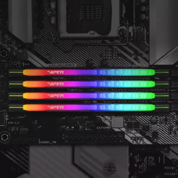 PATRIOT Viper Steel RGB 16 GB (2x8 GB) 3600 MHz DDR4 atminties rinkinys 288-pin DIMM 1.35V
