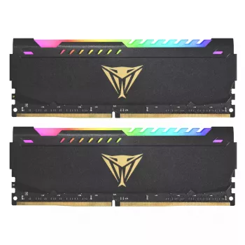 PATRIOT Viper Steel RGB 16 GB (2x8 GB) 3600 MHz DDR4 atminties rinkinys 288-pin DIMM 1.35V
