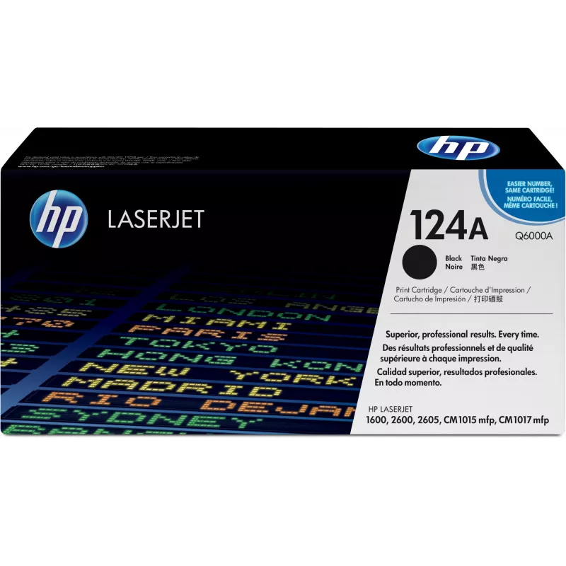 HP 124A juodas originalus lazerinio spausdintuvo kasetė