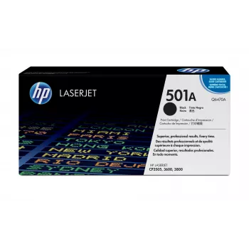 HP 501A juodas originalus LaserJet tonerio kasetė, 6000 puslapių, 1 vnt.