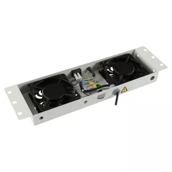 Stovo aksesuaras Lanview RAF115WH-UK 1U 2 ventiliatoriai Baltas