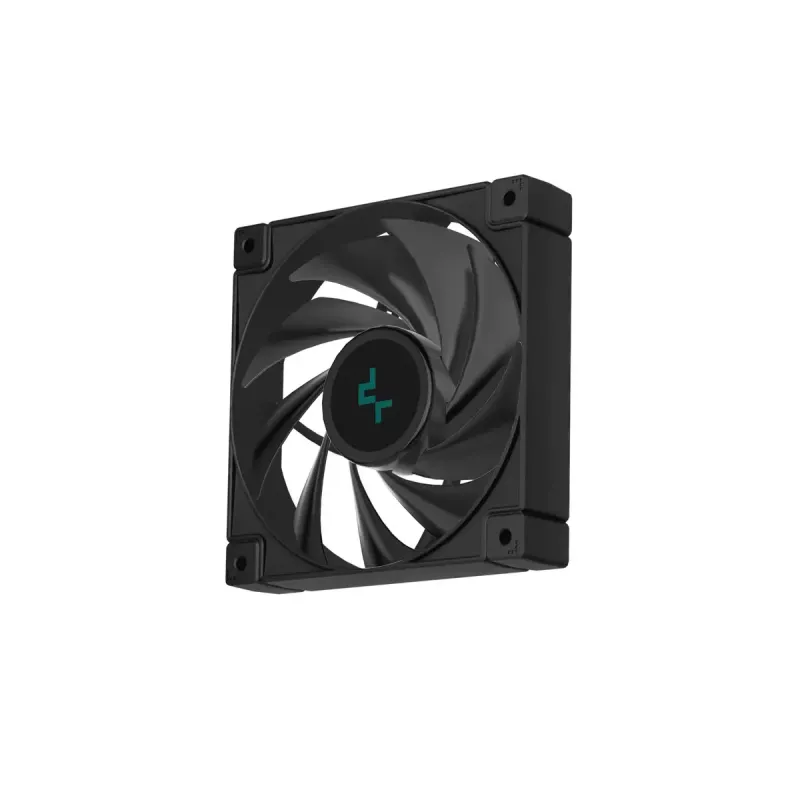 PC korpusas DeepCool CC560 V2 Midi Tower juodas - ATX/microATX, grūdintas stiklas, RGB priekis, 360mm priekinis radiatorius, 370mm GPU