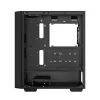 PC korpusas DeepCool CC560 V2 Midi Tower juodas - ATX/microATX, grūdintas stiklas, RGB priekis, 360mm priekinis radiatorius, 370mm GPU