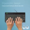 Ergonominė klaviatūra R-Go Tools Compact Break, kompaktiška su pertraukų programine įranga, QWERTZ (DE), laidinė, juoda