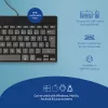 Ergonominė klaviatūra R-Go Tools Compact Break, kompaktiška su pertraukų programine įranga, QWERTZ (DE), laidinė, juoda